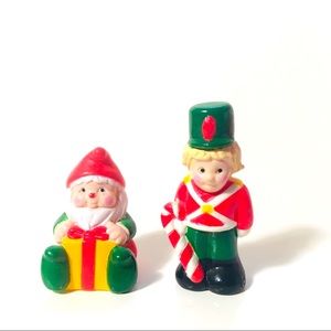 Vintage R Dakin Christmas Figurines 1984 Elf Toy Soldier